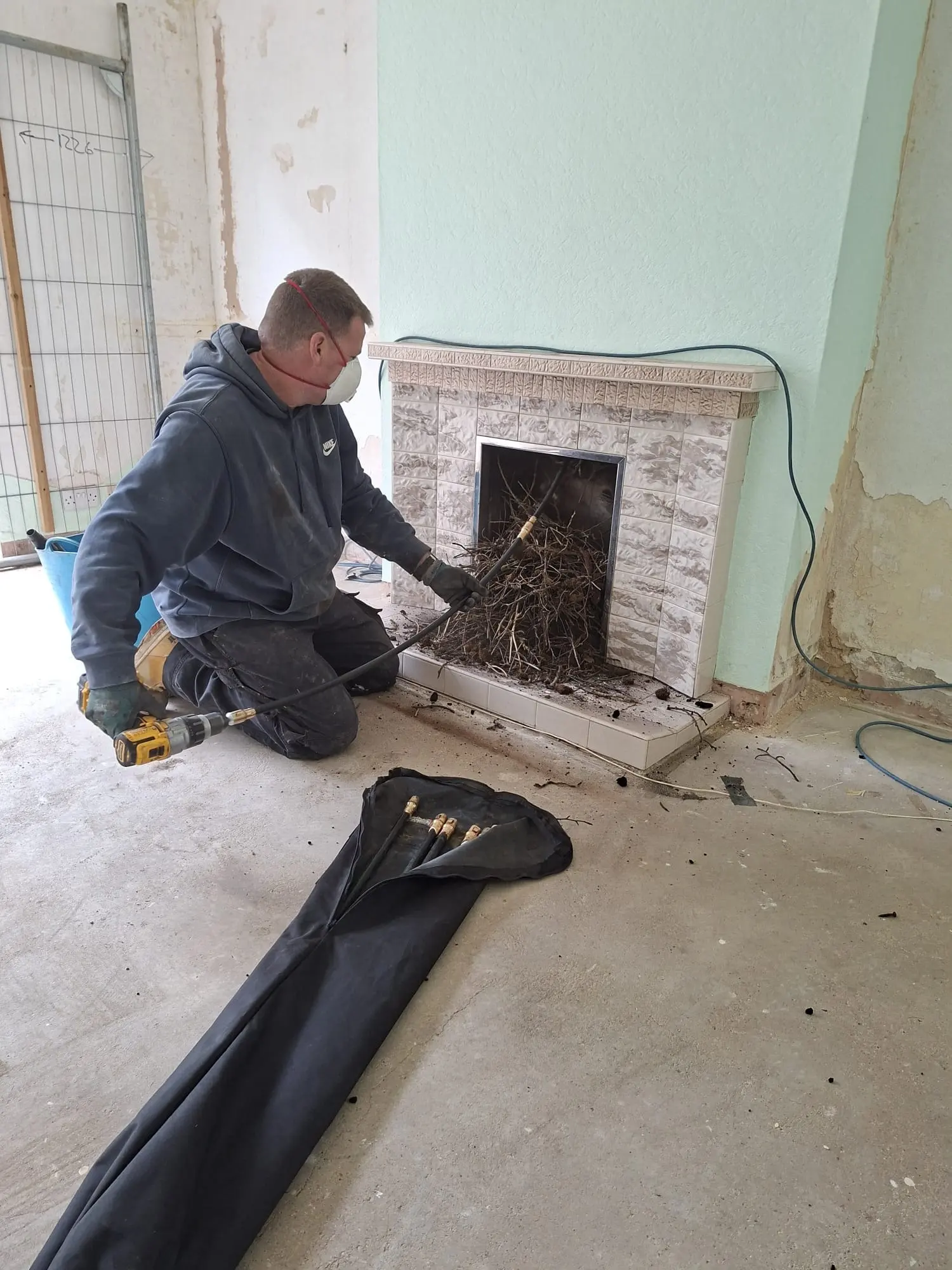 Chimney sweep work example 7
